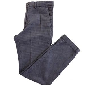 Banana Republic Men’s Gray Plaid Chino Pants Slim Fit 30X 32